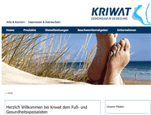 Tablet Screenshot of kriwat.de